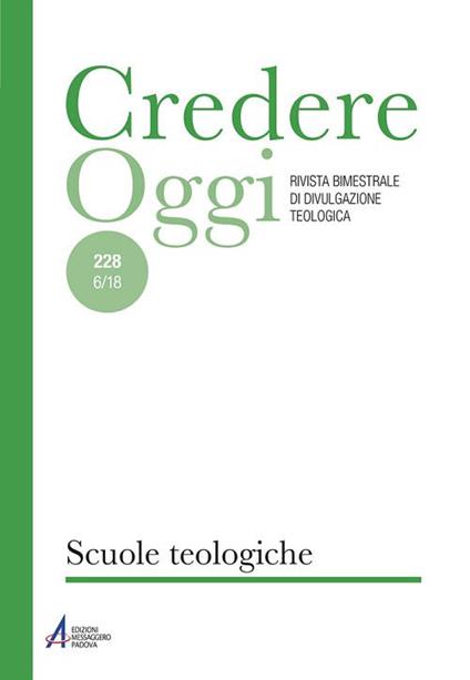 Credereoggi. Vol. 6: 228 scuole teologiche - copertina