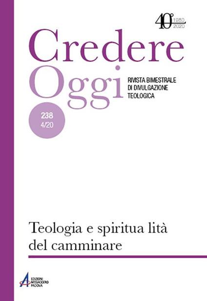 Credere oggi 238 4/20 - copertina