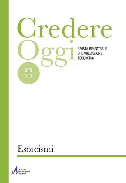 Credereoggi. Vol. 243: Esorcismi - copertina
