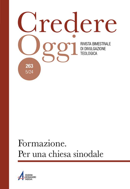 Credereoggi. Vol. 263: Formazione. Per una chiesa sinodale - copertina