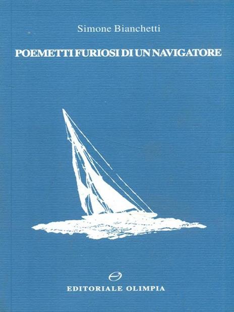 Poemetti furiosi di un navigatore - Simone Bianchetti - copertina