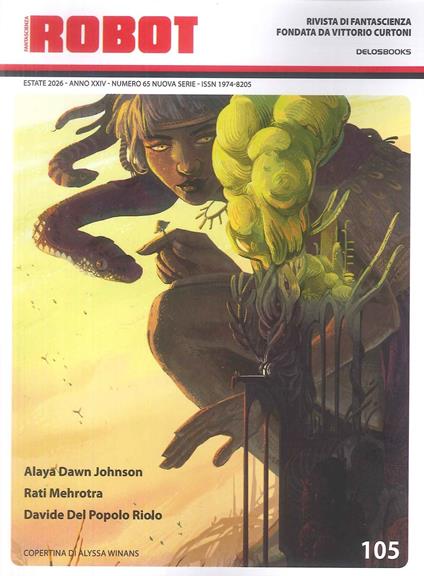 Robot. Rivista di fantascienza (2026). Vol. 105 - copertina