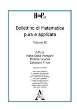 Bollettino di matematica pura e applicata. Vol. 9