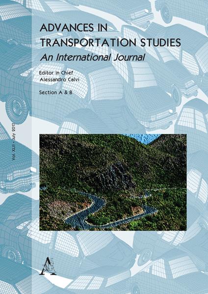 Advances in transportation studies. An international journal   (2017). Vol. 42 - copertina