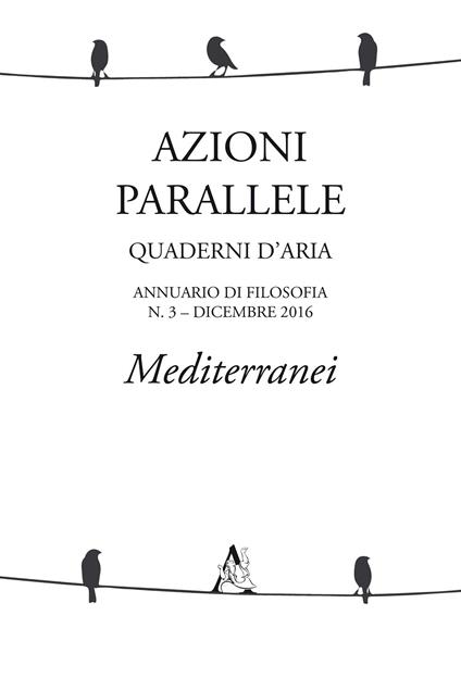 Azioni parallele. Quaderni d'aria (2016). Vol. 3: Mediterranei - copertina