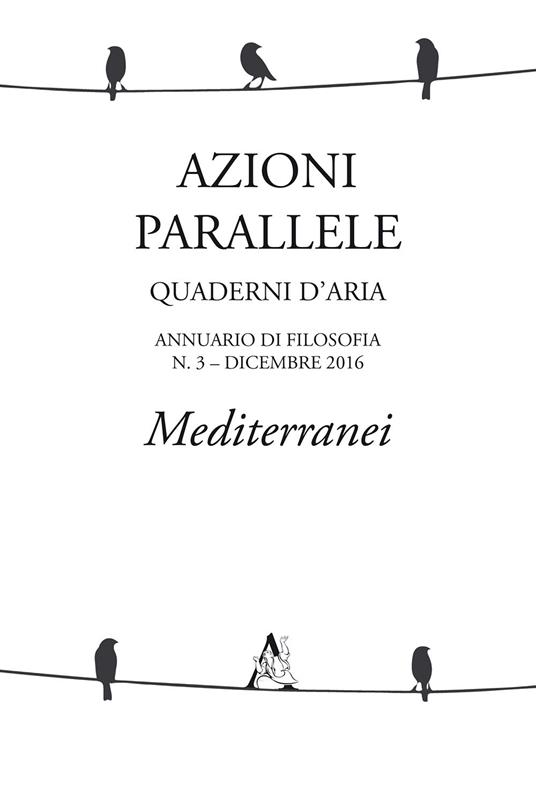 Azioni parallele. Quaderni d'aria (2016). Vol. 3: Mediterranei - copertina