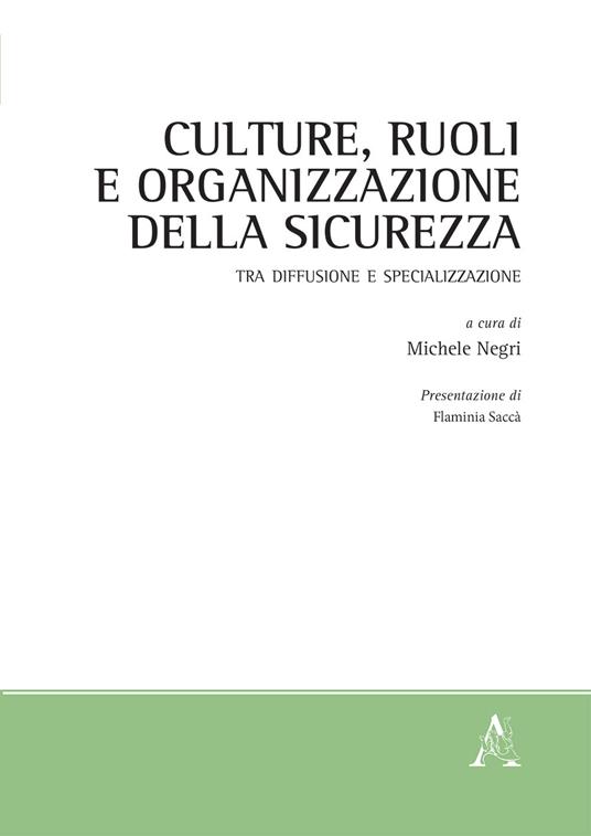 Culture, ruoli e organizzazione della sicurezza. Tra diffusione e specializzazione - copertina