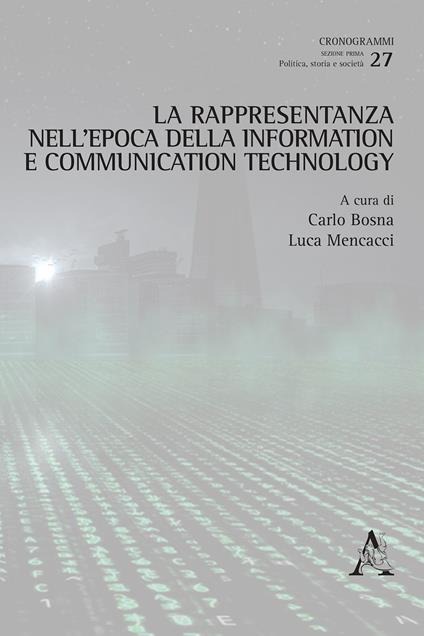 La rappresentanza nell'epoca della information e communication technology - copertina