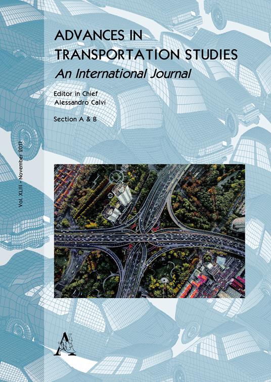 Advances in transportation studies. An international journal (2017). Vol. 43: November - copertina