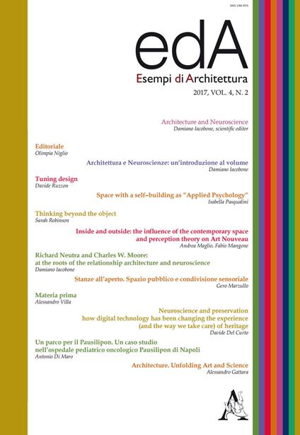 EDA. Esempi di architettura 2017. International journal of architecture and enginering (2017). Vol. 4/2 - copertina