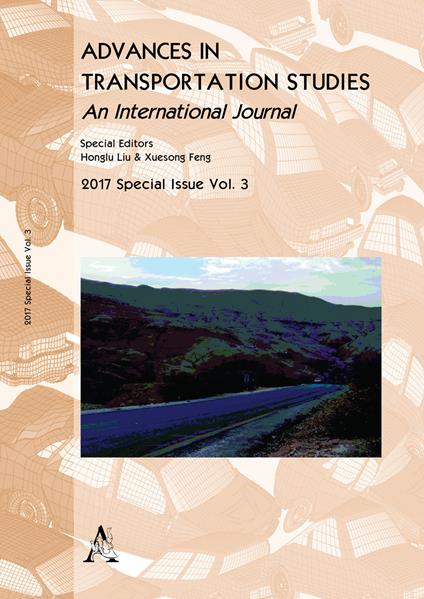 Advances in transportation studies. Special issue (2017). Vol. 3 - copertina