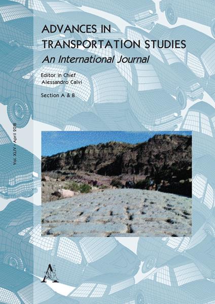 Advances in transportation studies. An international journal (2018). Vol. 44: April. - copertina