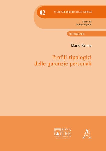 Profili tipologici delle garanzie personali - Mario Renna - copertina