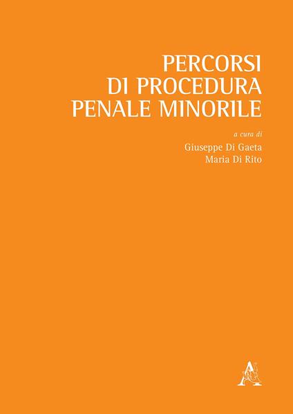Percorsi di procedura penale minorile - copertina