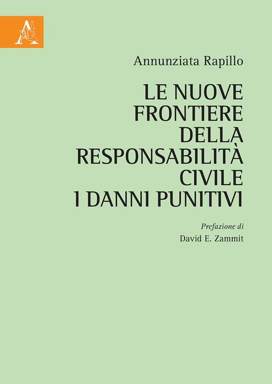 Le nuove frontiere della responsabilità civile. I danni punitivi - Annunziata Rapillo - copertina