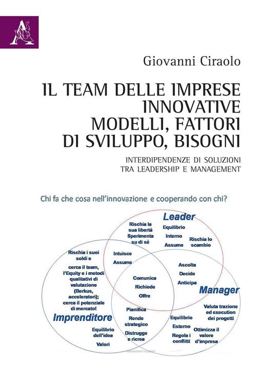 Il team delle imprese innovative. Modelli, fattori di sviluppo, bisogni. Interdipendenze di soluzioni tra leadership e management - Giovanni Ciraolo - copertina