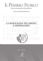Il pensiero storico (2018). Vol. 4: democrazia tra libertà e imperialismo, La.