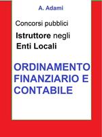 Ordinamento finanzario e contabile. Concorso istruttore enti locali