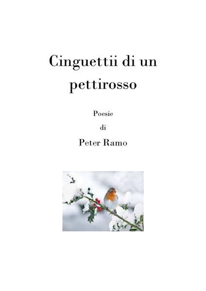 Cinguettii di un pettirosso - Utente Locale - ebook