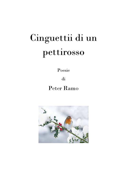 Cinguettii di un pettirosso - Utente Locale - ebook