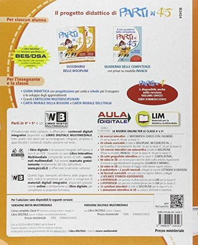  Parti in... Sussidiario delle discipline. Area matematico-scientifica. Per la 4ª classe elementare. Con e-book. Con espansione online - 4