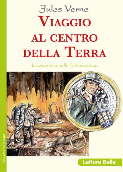 Viaggio al centro della Terra - Jules Verne - copertina