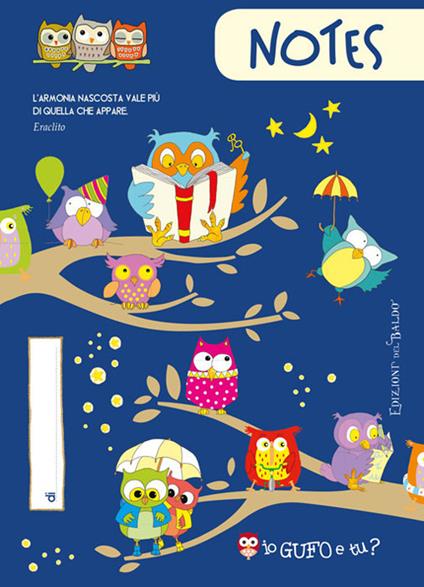 Io gufo e tu? (block notes) - copertina