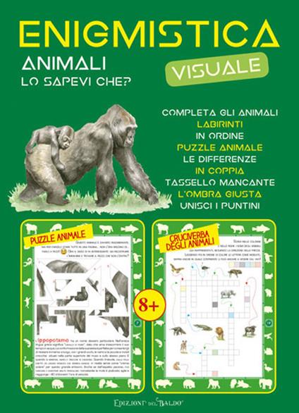 Enigmistica visuale. Animali. Lo sapevi che? - copertina