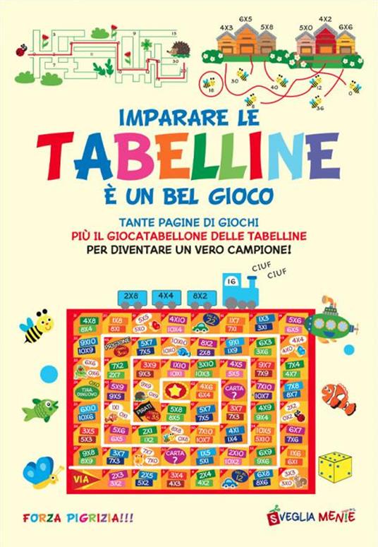 Imparare le tabelline è un gioco - copertina