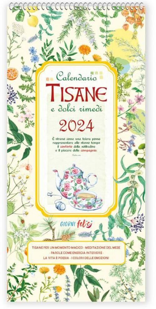 Calendario 2024. Tisane e dolci rimedi (da scrivere) - copertina