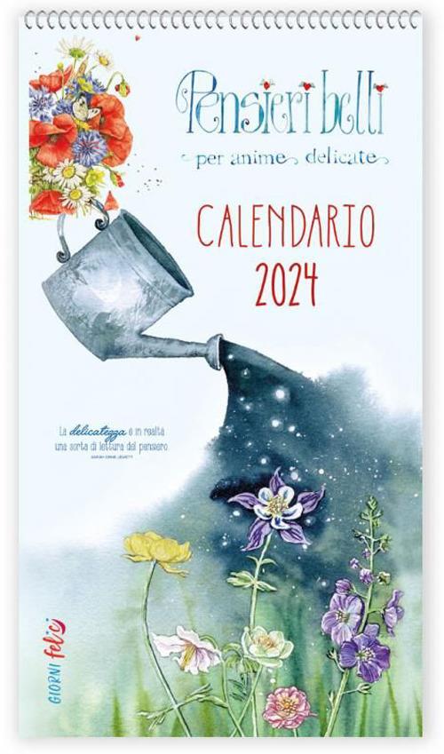 Calendario 2024. Pensieri belli - copertina