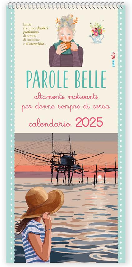 Parole belle altamente motivanti per donne sempre di corsa. Calendario 2025 - copertina