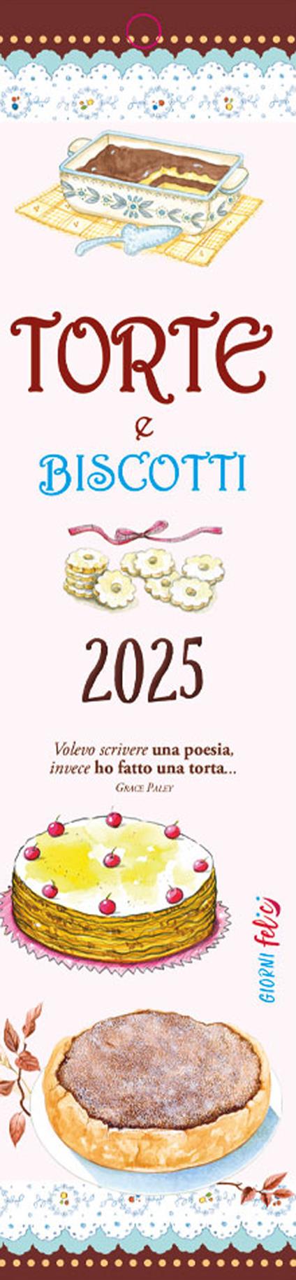 Torte e biscotti. Calendarietto 2025 - copertina