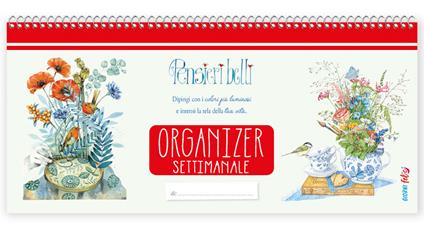 Organizer settimanale. Pensieri belli - copertina