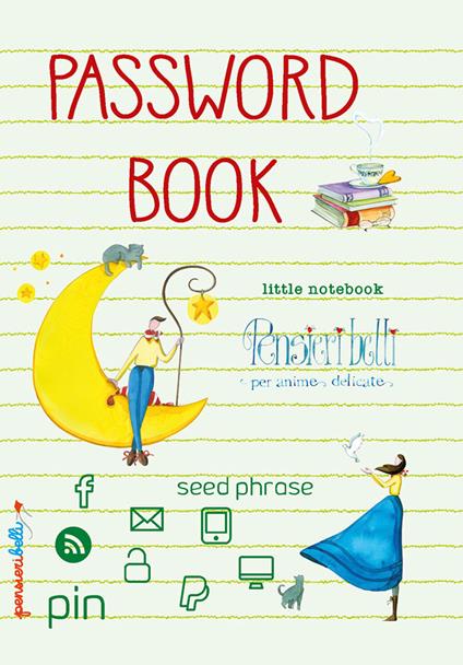 Password Book. (Quaderno da zaino) - copertina