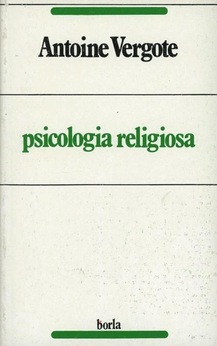 Psicologia religiosa - Antoine Vergote - copertina