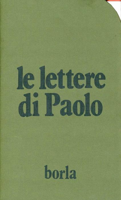 Le lettere di Paolo - copertina