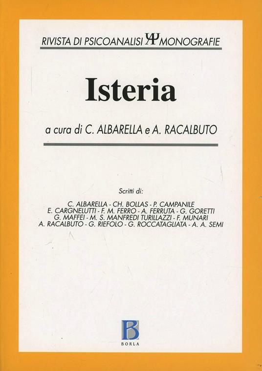 Isteria oggi - copertina