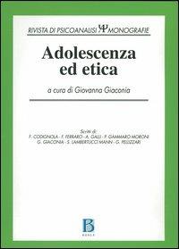 Adolescenza ed etica - copertina