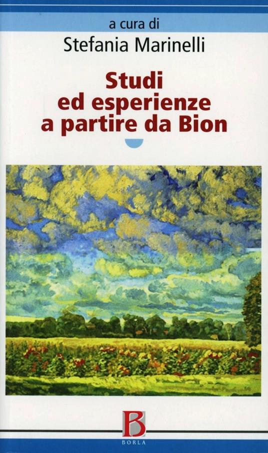 Studi ed esperienze a partire da Bion - Stefania Marinelli - copertina