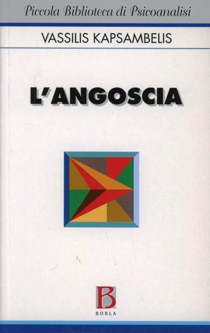 L' angoscia - Vassilis Kapsambelis - copertina