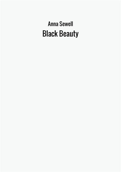Black Beauty - Anna Sewell - copertina