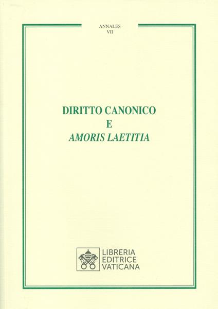 Diritto canonico e «Amoris laetitia» - copertina
