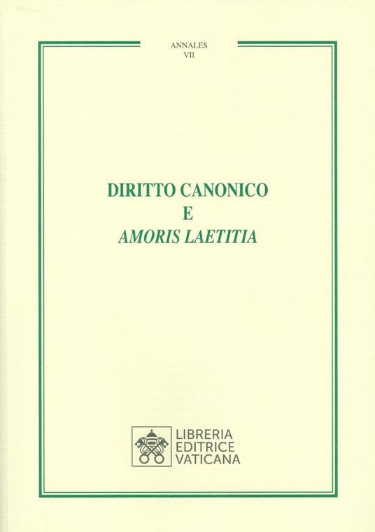 Diritto canonico e «Amoris laetitia» - copertina