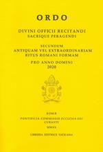 Ordo. Divini officii recitandi sacrique peragendi. Secundum antiquam vel extraordinariam ritus romani formam. 2020