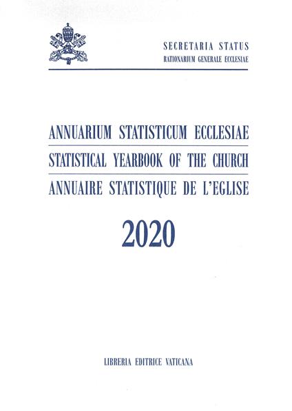 Annuarium statisticum Ecclesiae (2020) - copertina