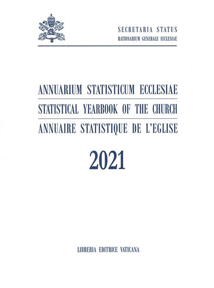 Annuarium statisticum Ecclesiae (2021) - copertina