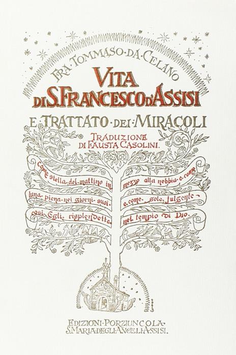Vita di san Francesco d'Assisi e Trattato dei Miracoli - Tommaso da Celano - copertina