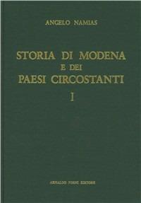 Storia di Modena e dei paesi circostanti (rist. anast. Modena, 1894) - Angelo Namias - copertina