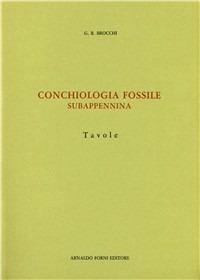 Conchiologia fossile subappenninica. Elogio storico di G. B. Brocchi (rist. anast. Milano, 1843-1828) - G. Battista Brocchi,G. Larber - copertina